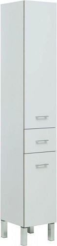 Шкаф-пенал Aquanet 00178970 Верона напольный, 200х35 см, белый купить недорого в интернет-магазине Керамос