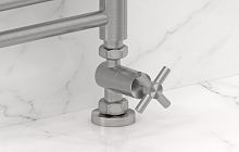 Вентиль Сунержа 071-1409-1234 прямой, (крест) G 1/2" НР х G 3/4" НГ, сатин