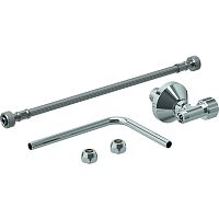 Geberit lateral or rear centre water supply connection set, for exposed cistern AP128 243.701.00.1