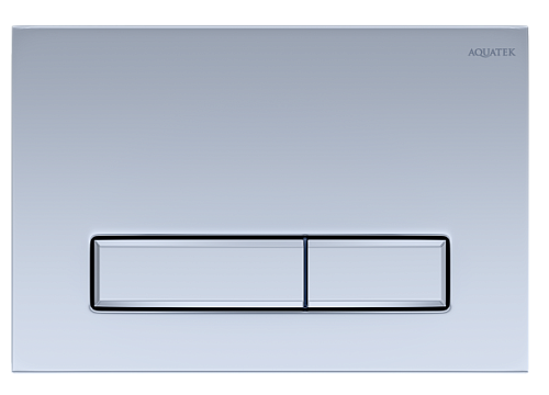 Клавиша смыва Aquatek KDI-0000027 Slim, Никель