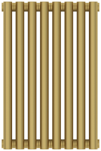 Радиатор Сунержа 032-0302-5008 Эстет-11 отопительный н/ж 500х360 мм/ 8 секций, матовое золото