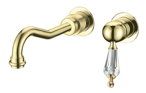 Смеситель Boheme 327 Imperiale Ripresa для раковины, встроенный, золото Смеситель Boheme 327 Imperiale Ripresa для раковины, встроенный, золото