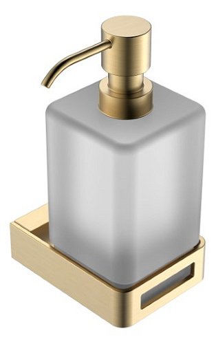 Диспенсер Boheme 10957-MG Q для жидкого мыла, настенный, золото матовое купить недорого в интернет-магазине Керамос