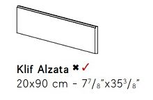 Декоративный элемент AtlasConcorde KLIF KlifGreyAlzata20x90