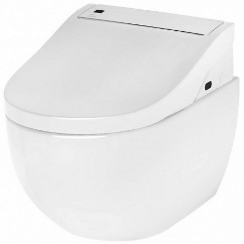 Унитаз AM.PM C111739SC Awe, подвесной 39х56 см, с электронной крышкой-биде Clean Care, белый