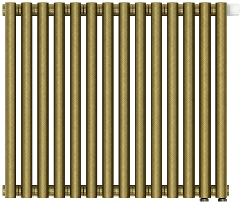 Радиатор Сунержа 05-0322-5014 Эстет-00 отопительный н/ж EU50 500х630 мм/ 14 секций, состаренная бронза