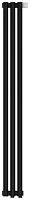 Радиатор Сунержа 31-0321-1203 Эстет-0 отопительный н/ж EU50 правый 1200х135 мм/ 3 секции, матовый черный