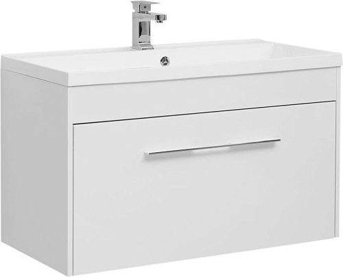 Тумба с раковиной Aquanet 00287686 Августа, 100х48 см, белая Тумба с раковиной Aquanet 00287686 Августа, 100х48 см, белая снят с производства