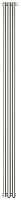 Радиатор Сунержа 071-0311-1803 Эстет-1 отопительный н/ж EU50 правый 1800х135 мм/ 3 секции, сатин