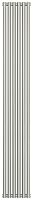 Радиатор Сунержа 00-0302-1806 Эстет-11 отопительный н/ж 1800х270 мм/ 6 секций, без покрытия