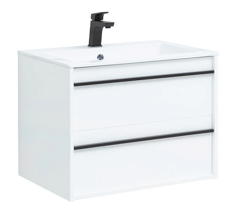 Тумба с раковиной Aquanet 00271945 Lino, 70х50 см, белая Тумба с раковиной Aquanet 00271945 Lino, 70х50 см, белая снят с производства