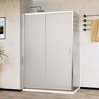 Душевой уголок Vincea VSR-5CT9012MT City, 120х90 см, профиль хром/стекло текстурное