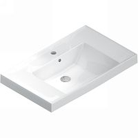 Раковина Kerama Marazzi CU.wb.80 Cubo подвесная/мебельная 80х48 см, белый глянец Раковина Kerama Marazzi CU.wb.80 Cubo подвесная/мебельная 80х48 см, белый глянец