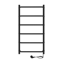 Электрический полотенцесушитель INDIGO LCEE80-40BRR Embrace без полочки, черный