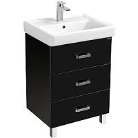 Тумба Акватон 1A1689K1AM950 Америна с раковиной, 60х48 см, черный