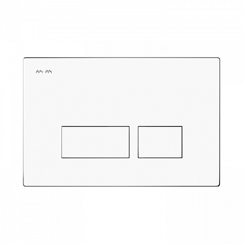 Клавиша AM.PM I047001 Pro S, для инсталляции пневматическая, белый глянец