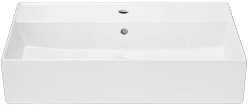 Раковина Sanita Luxe NOV80SLWB01 Novel мебельная 80х42 см, белая Раковина Sanita Luxe NOV80SLWB01 Novel мебельная 80х42 см, белая