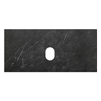 Столешница BelBagno KEP-100-MNO-W0 Marmo, 100 см из керамогранита, Nero Opaco (черный матовый)