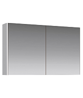 Зеркальный шкаф Aqwella MOB0410+MOB0717W Mobi подвесной 100х60 см, белый