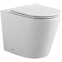 Унитаз приставной Aquatek AQ1906-00 Вега 56х36 см, безободковый, белый