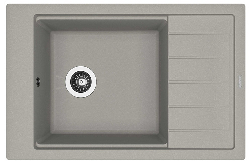 Мойка для кухни Florentina 20.275.D0780.305 Липси 78х51 см, с крылом, серая снят с производства