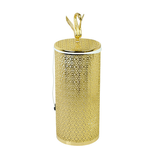 Корзина Migliore 26167 Luxor для белья ажурная D23, золото купить недорого в интернет-магазине Керамос