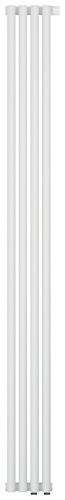Радиатор Сунержа 30-0322-1804 Эстет-00 отопительный н/ж EU50 1800х180 мм/ 4 секции, матовый белый