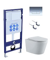 Инсталляция с подвесным унитазом Aquatek Вега SET AQUATEK ВЕГА-1905-016