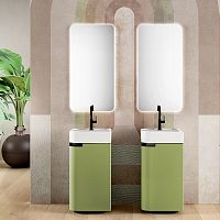 Oasis 0FRSP050 FREUD Зеркало 500х1000х30 мм., с светодиодной подсветкой с сенсорным выключателем и диммированием