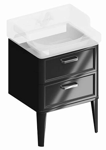 Тумба KERAMA MARAZZI Pompei PO.M.60.2\BLK купить недорого в интернет-магазине Керамос