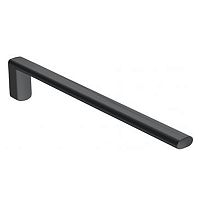 Полотенцедержатель Keuco 11522130000 Edition 400 одинарный, неповоротный, хром черный шлифованный