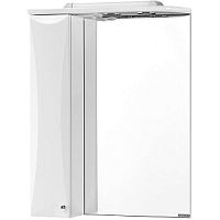 Зеркальный шкаф Акватон 1A034002DJ01L Джимми 57 левый, 59х80 см, белый,хром глянец