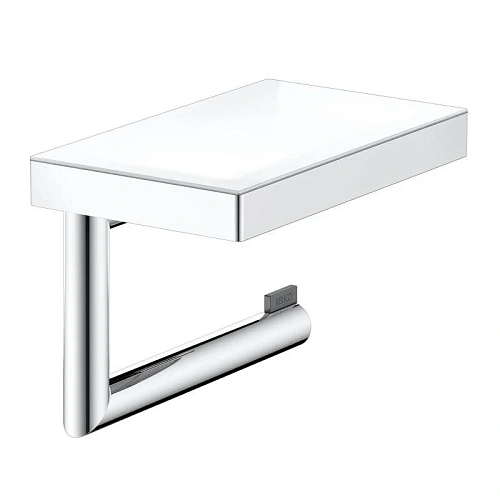 Держатель Keuco 12873019000 Reva для туалетной бумаги, с полкой, хром - купить в Санкт-Петербурге, цена на Держатель Keuco 12873019000 Reva для туалетной бумаги, с полкой, хром в интернет-магазине Керамос Держатель Keuco 12873019000 Reva для туалетной бумаги, с полкой, хром купить недорого в интернет-магазине Керамос