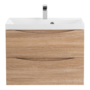 База BelBagno MARINO-700-2C-SO-WO-P под раковину 70х45 см, подвесная, Rovere Bianco (белый дуб)