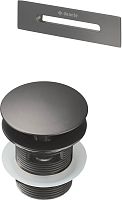 Набор аксессуаров Deante KYY_D10B для ванны - клапан и перелив, Titanium (титан) Набор аксессуаров Deante KYY_D10B для ванны - клапан и перелив, Titanium (титан)