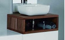 Тумба под раковину Акватон Интегро 40 1A142603INH10 венге, 40х23х30