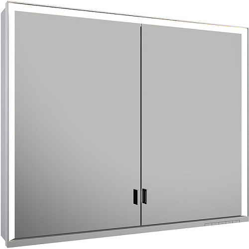 Зеркальный шкаф Keuco 14303172301 Royal Lumos, 73.5х90 см, серебристый анодированный купить недорого в интернет-магазине Керамос