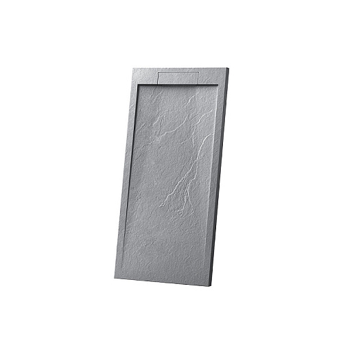 Душевой поддон Vincea VST-4SRL8010G из искусственного камня, 100х80 см, серый Душевой поддон Vincea VST-4SRL8010G из искусственного камня, 100х80 см, серый
