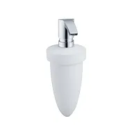 Дозатор Keuco 02353010100 для жидкого мыла, опаловый пластик, хром