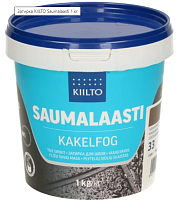 Затирка Kiilto Saumalaasti SAUMALAASTI_№48 графитовый серый 1 кг