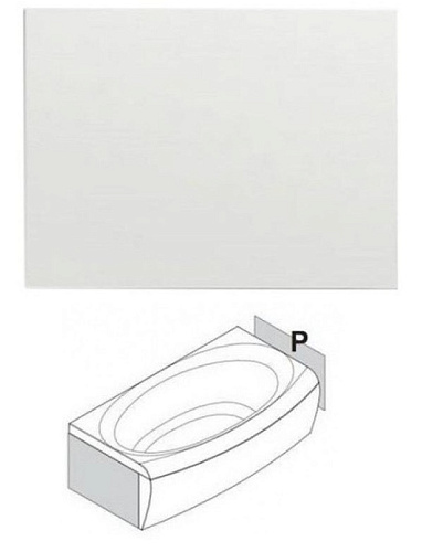 Панель для ванны, боковая правая Ravak Evolution CZ85100A00 купить недорого в интернет-магазине Керамос