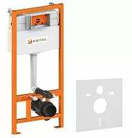 Инсталляция KKPol ZSP/M500/0/K (350/ZPW/500-00-P0) Premium для унитаза, 112х50х15.5 см
