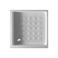 Поддон угловой 80 х 80 Kerasan Retro 1341 01 квадратный, диаметр слива 90, цвет белый