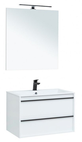 Комплект мебели Aquanet 00271955 Lino для ванной комнаты, белый купить недорого в интернет-магазине Керамос