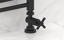 Вентиль Сунержа 15-1409-1234 прямой, (крест) G 1/2" НР х G 3/4" НГ, муар темный титан