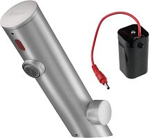 Смеситель Deante BQR_F29R Sensor для раковины сенсорный, с регулировкой температуры, от батареек, сталь