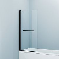 Шторка IDDIS, SLI5BS7i90 Slide на ванну 75х145 см, черный алюминиевый профиль, матовый Шторка IDDIS, SLI5BS7i90 Slide на ванну 75х145 см, черный алюминиевый профиль, матовый