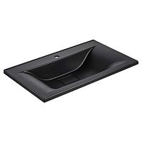 Раковина Vincea VCB-3M750B из кварцевого камня, 75х45 см, черный матовый