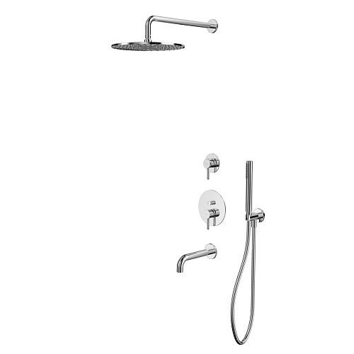 Смеситель скрытого монтажа Whitecross Y chrome YSET07CR Смеситель скрытого монтажа Whitecross Y chrome YSET07CR