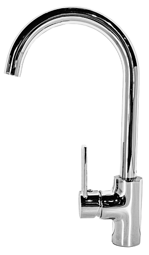 Смеситель Aquanika AQR4015CR Round для кухни, хром
